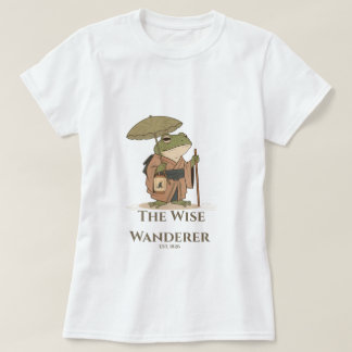 Camiseta O Sapo Viajante Sábio com Ilustração de Lanterna