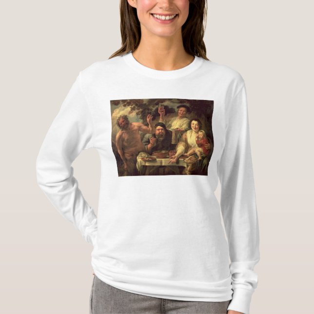 Camiseta O Satyr e os camponeses (Frente)