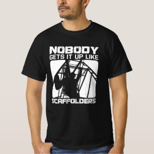 Camiseta O ScafFolhas Aumenta A Construção De Tabuleiros