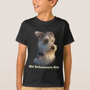 Camiseta O Schnauzer diminuto caçoa o t-shirt