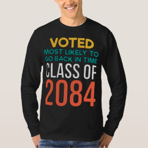 Camiseta O Sci Fi Votou Mais Provavelmente Para Voltar Em T