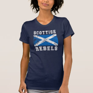 Camiseta O Scottish revolta-se t-shirt do roupa