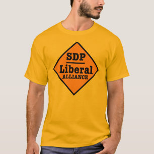 Camiseta O SDP Alliance liberal assina