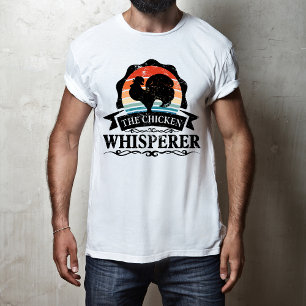 Camiseta O Segredista de Frangos Engraçado