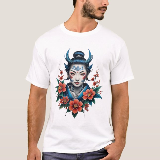 Camiseta O segredo da beleza pálida. (Frente)