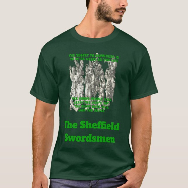 Camiseta O Segredo da Felicidade é Ser Estranho (Frente)