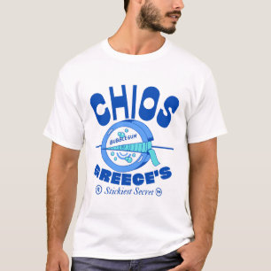 Camiseta O segredo mais pegajoso de Chios Grécia
