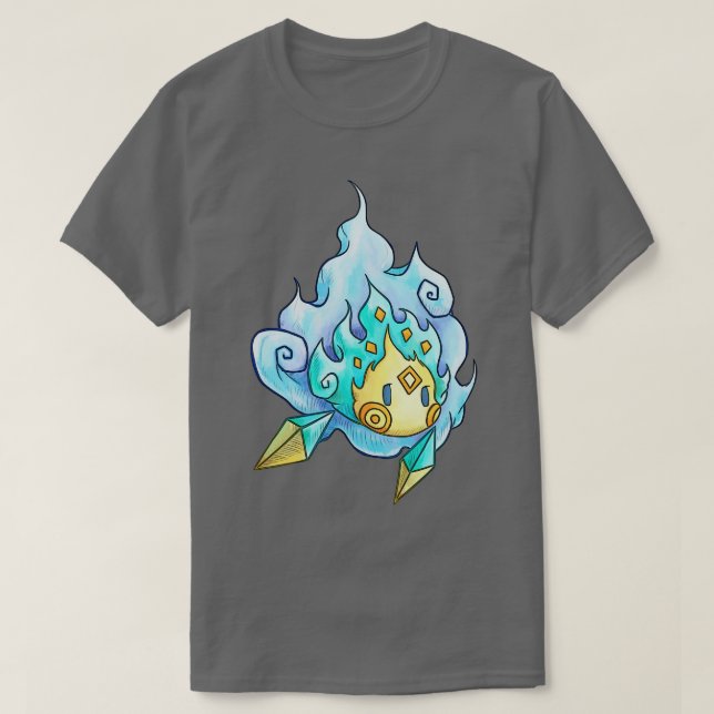 Camiseta O Segredo Wisp de Mana Seiken Densetsu (Frente do Design)