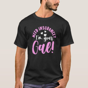 Camiseta O Seguro De Vida Pergunta-Me Sobre O Ag De Seguro 