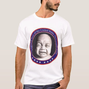Camiseta O selo do partido Democrática