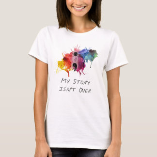 Camiseta O semicolon minha história não se acaba