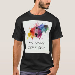Camiseta O semicolon minha história não se acaba