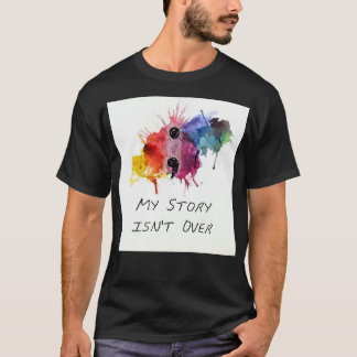 Camiseta O semicolon minha história não se acaba