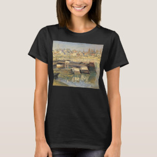 Camiseta O Sena em Asnieres, por Claude Monet