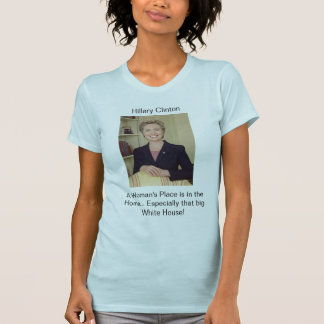 Camiseta o senatorclinton, o lugar de uma mulher está na