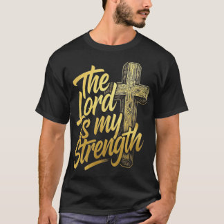 Camiseta o Senhor é a força da família