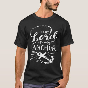 Camiseta O Senhor é a minha âncora Deus Motivação Fé