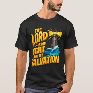 Camiseta O Senhor é a minha luz e salvação Salmo 27-1 Luz
