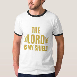 Camiseta O Senhor É A Minha Palavra Mens Ringer