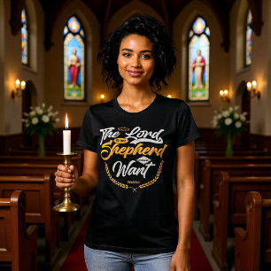 Camiseta O Senhor é Meu Pastor Não Me Falta Nada