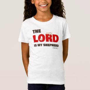 Camiseta O Senhor É Meu Pastor Salma 23 Fé Cristã