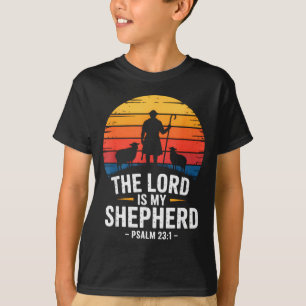 Camiseta O Senhor É Meu Pastor Salmo 23_1 Versículo Bíblico