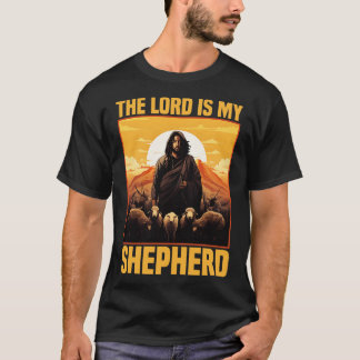 Camiseta O Senhor É Meu Pastor Salmo 23 Presente Cristão