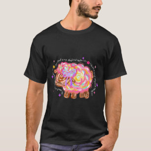Camiseta O Senhor É Meu Pastor Versículos Cristãos Da Bíbli