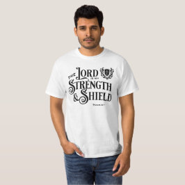 Camiseta O Senhor é Minha Força Royalty Escritura