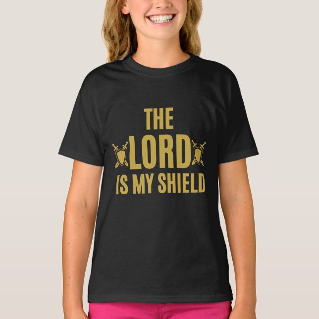 Camiseta O Senhor é o meu escudo. (Frente)