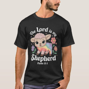 Camiseta O Senhor É O Meu Pastor Páscoa Christian Faith Bib