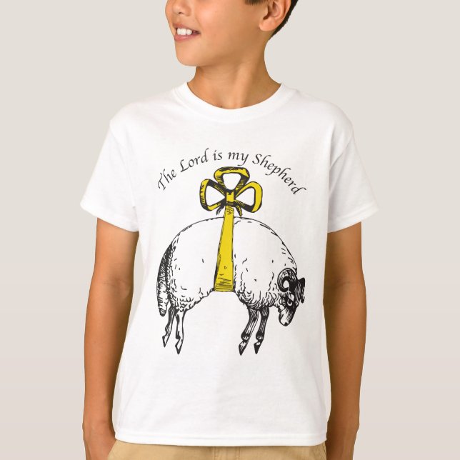 Camiseta O SENHOR é o meu pastor Salm 23 (Frente)