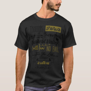 Camiseta O Senhor é o meu Pastor Salmo 23 Cristo religioso