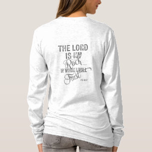 Camiseta O Senhor é o meu Rochedo - Ps 18:2
