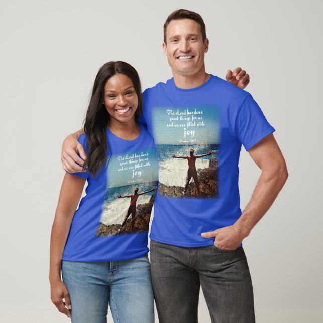 Camiseta O Senhor fez coisas excelentes para nós... (Unissex)