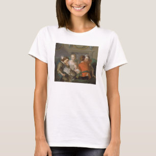 Camiseta O sentido de toque, c.1744-47 (óleo em canvas)