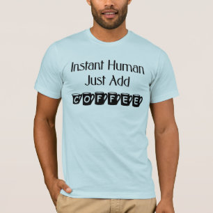 Camiseta O ser humano imediato apenas adiciona o t-shirt do