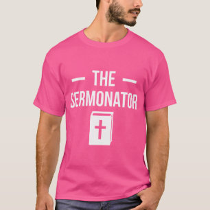 Camiseta O Sermonador Pastor Sermão Church Jesus Cristo W