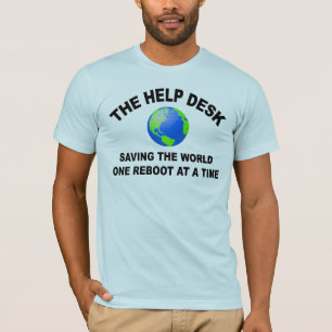 Camiseta O serviço de atenção - salvar o mundo