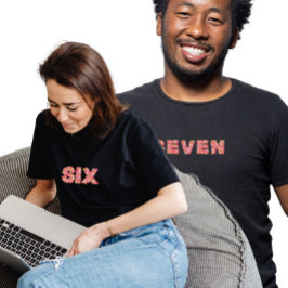 Camiseta O "SETE" do Duo de Meme do Dia dos Namorados 6-7