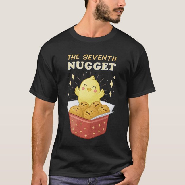 Camiseta O sétimo amante de nugget (Frente)