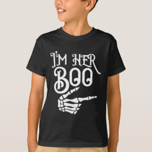 Camiseta O Seu Boo É O Casal De Halloween Do Fantasma.