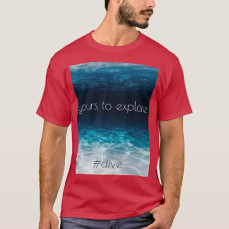 Camiseta O seu para explorar o disco livre