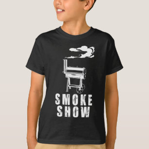 Camiseta O Show de Fumaça Bbq Churrasco Mestre em Exposição