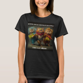 Camiseta O show de gatos