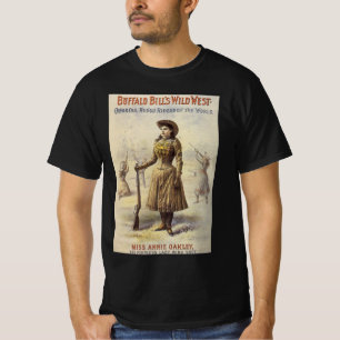 Camiseta O Show do Oeste Selvagem de Buffalo Bill com Annie