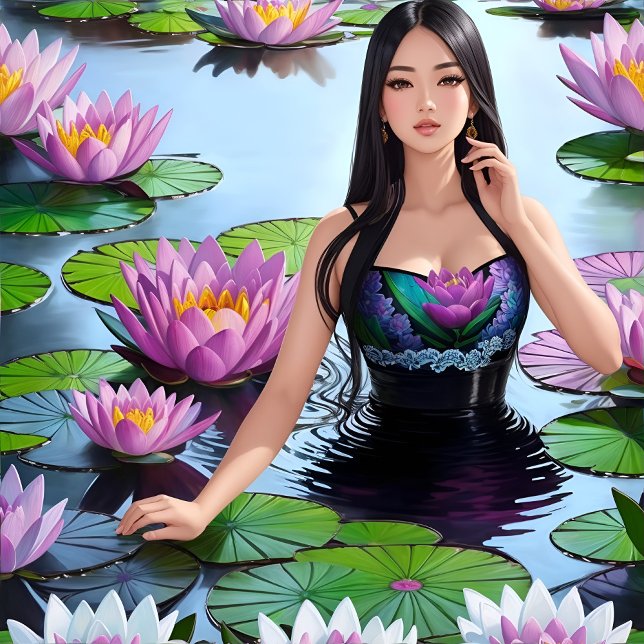 Camiseta O Significado Simbólico da Água Lily - (Symbolic Meaning of Water Lily - Unveiling the Mystical Significance of a Serene Bloom)