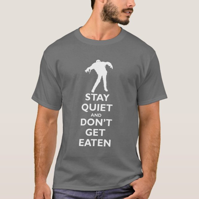 Camiseta O silêncio da estada e não obtem comido (Frente)