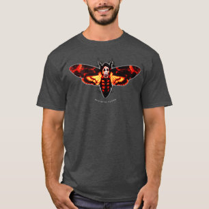 Camiseta O Silêncio Dos Cordeiros Logotipo Da Mariposa Retr