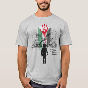 Camiseta O Silêncio é um Dano Colateral – Solidariedade à P